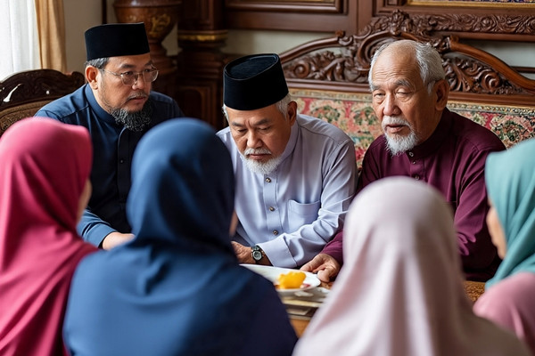Estate Planning in Malaysia Muslim family members in discussion Estate Planning in Malaysia Muslim family members in discussion